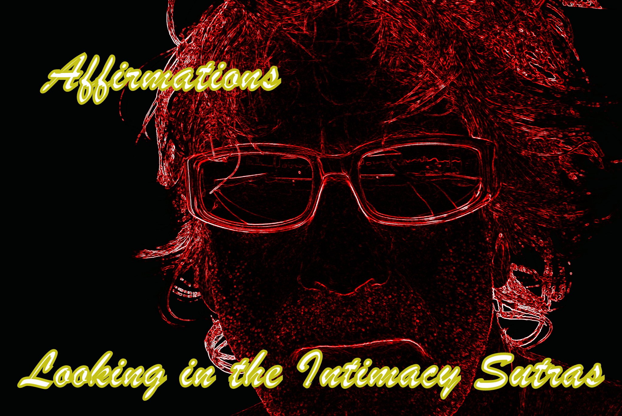 Affirmations Looking in the Intimacy Sutras - Cosmic Art Card