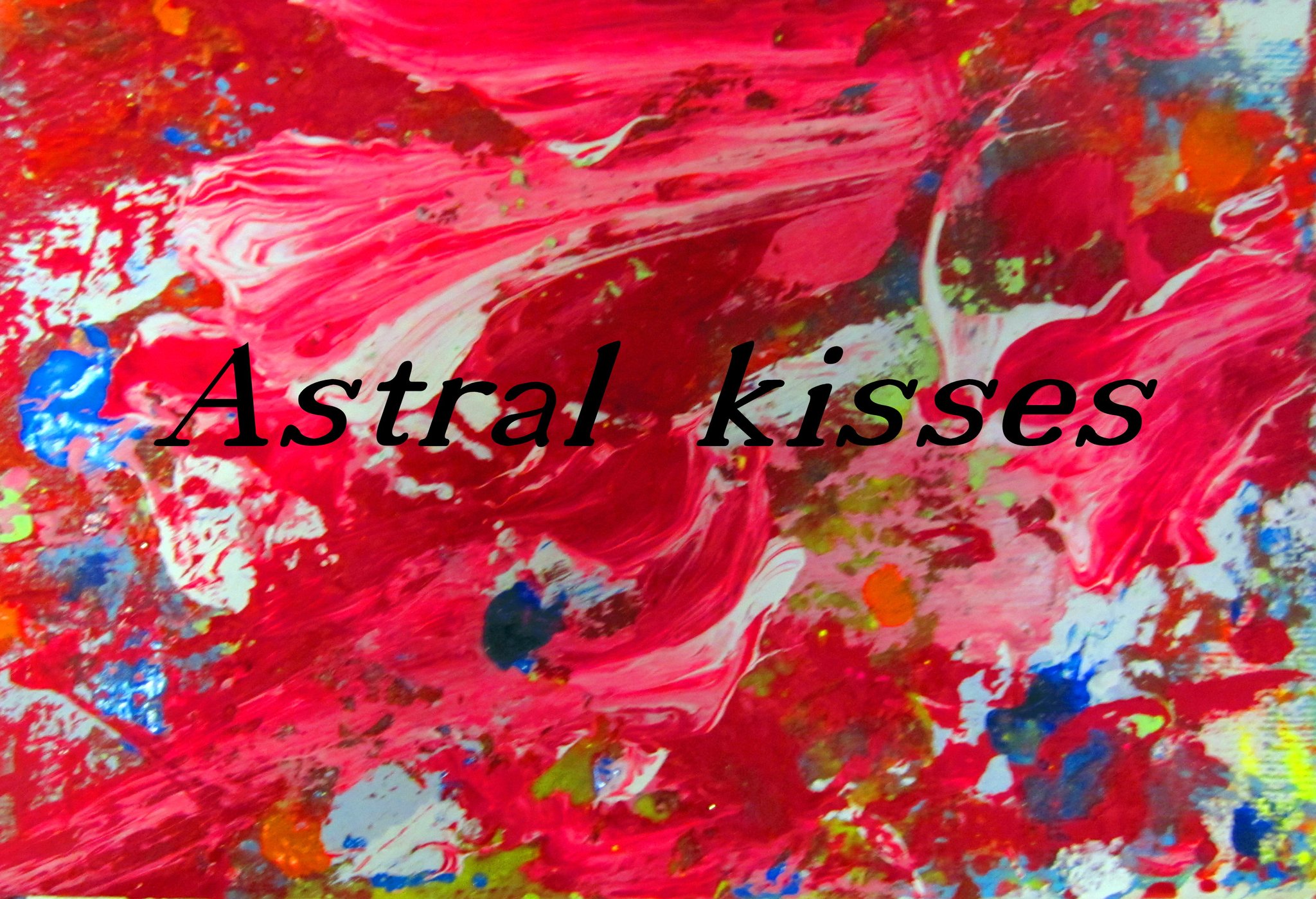 Astral kisses - Cosmic Art Card