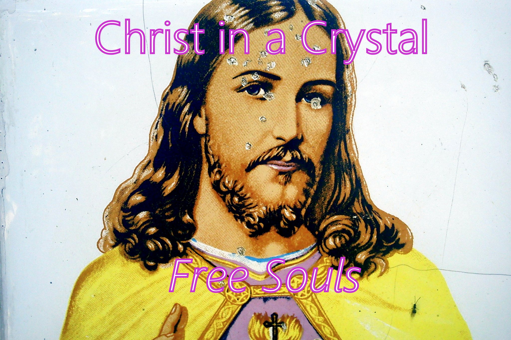 Christ in a Crystal Free Souls - Cosmic Art Card depicting emotional essence