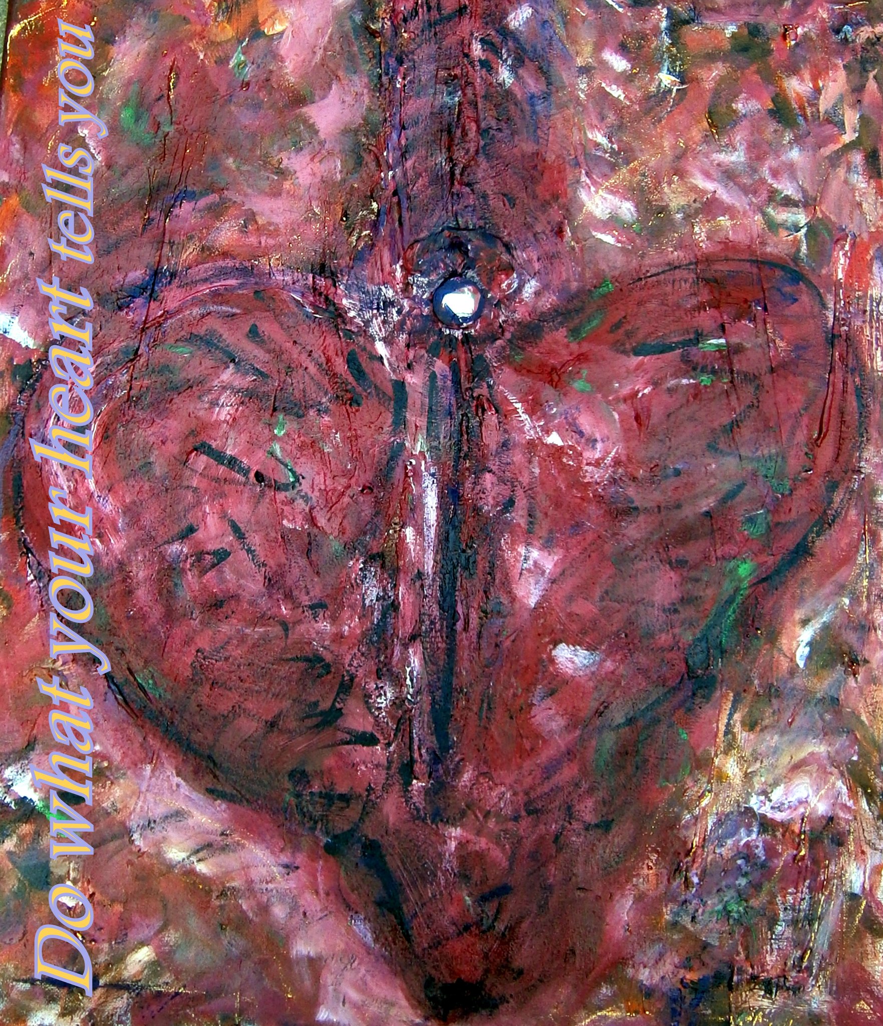 Do what your heart tells you - Cosmic Art Card depicting emotional essence