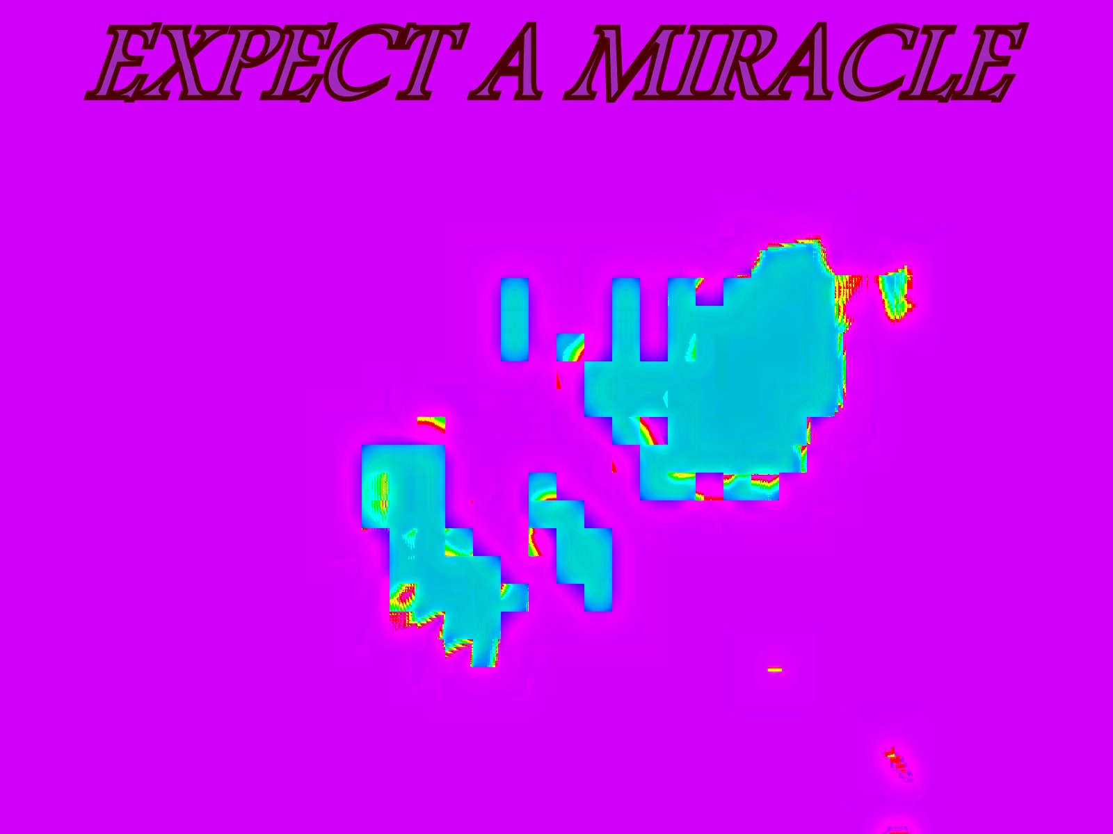 EXPECT A MIRACLE - Cosmic Art Card