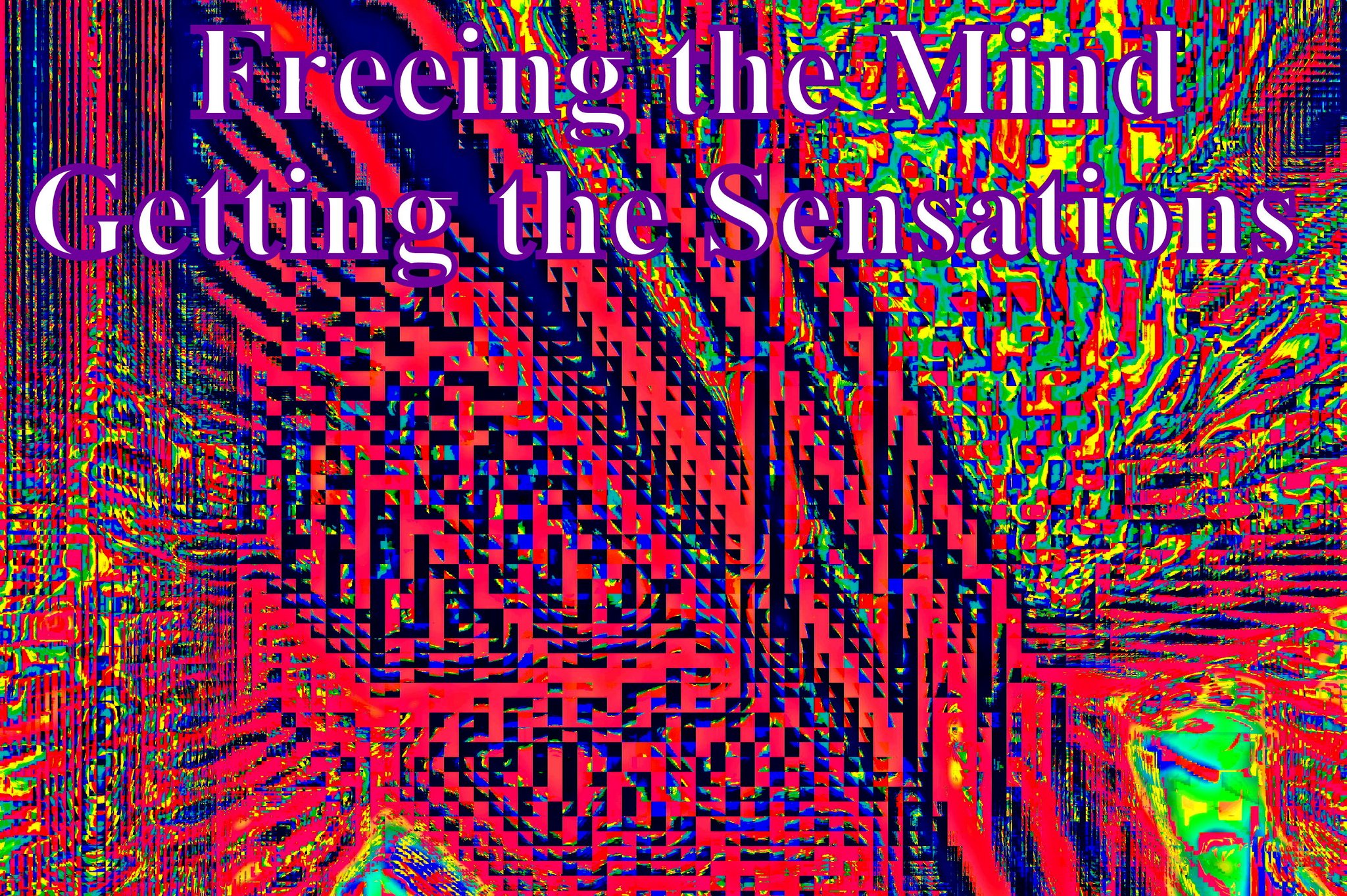 Freeing the Mind Getting the Sensations - Cosmic Art Card