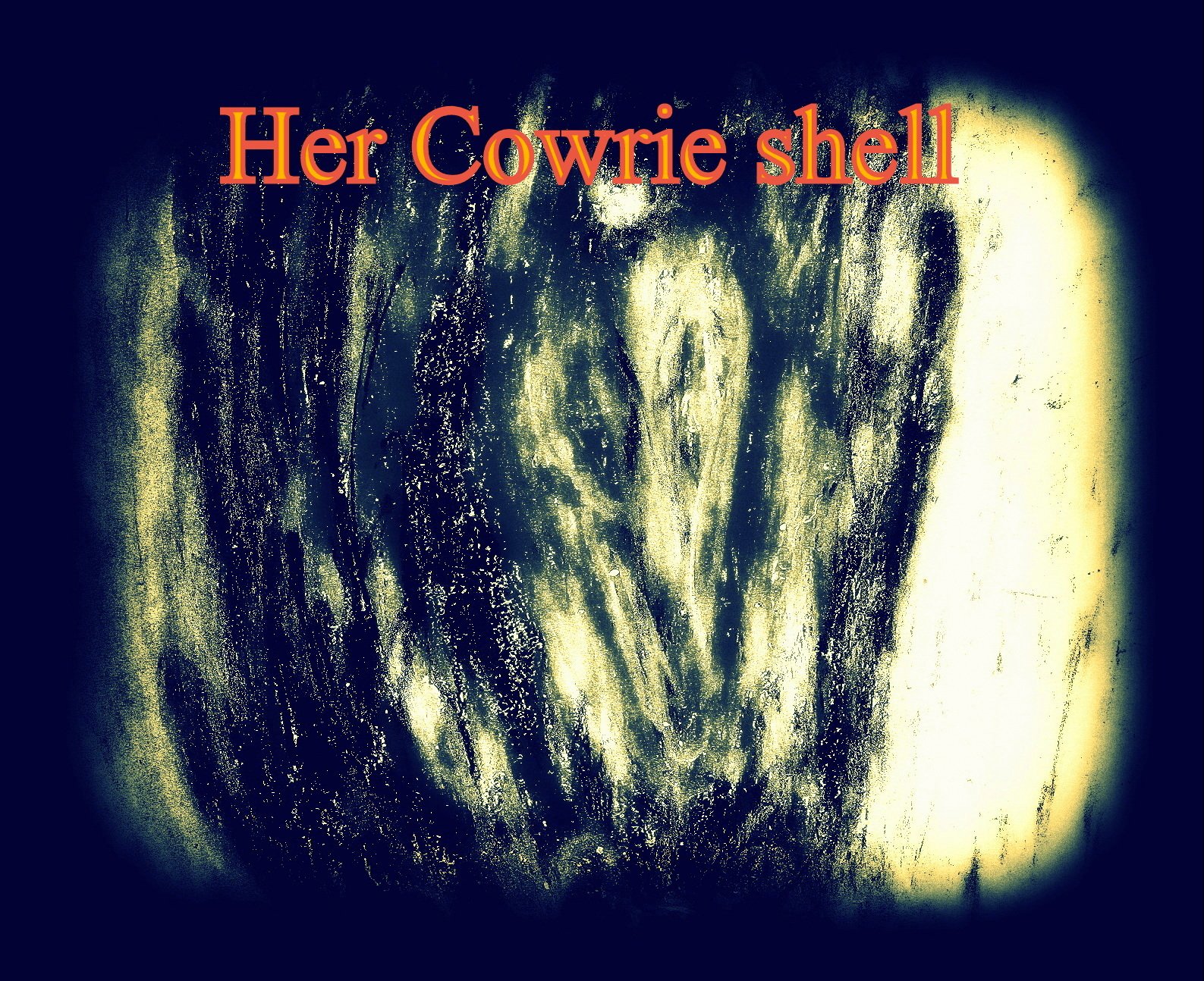 Her Cowrie shell - Cosmic Art Card