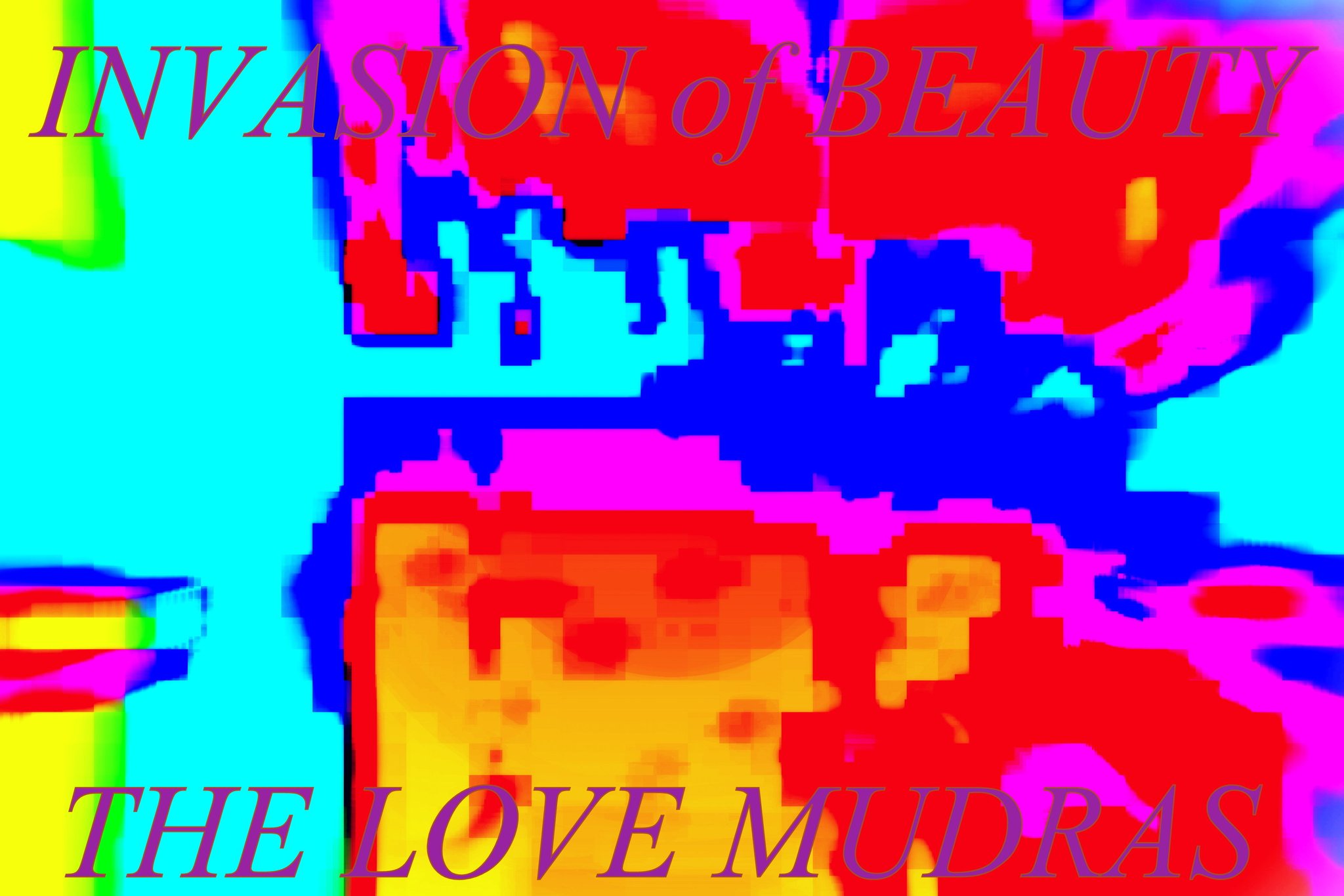 INVASION of BEAUTY THE LOVE MUDRAS - Cosmic Art Card depicting emotional essence