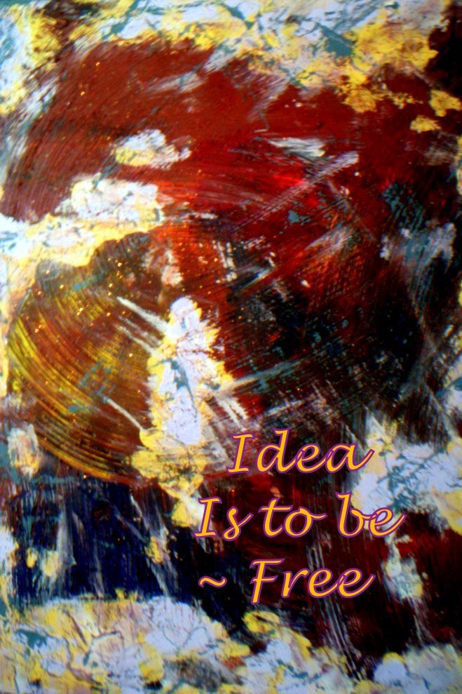 IdeaIs to be Free - Cosmic Art Card
