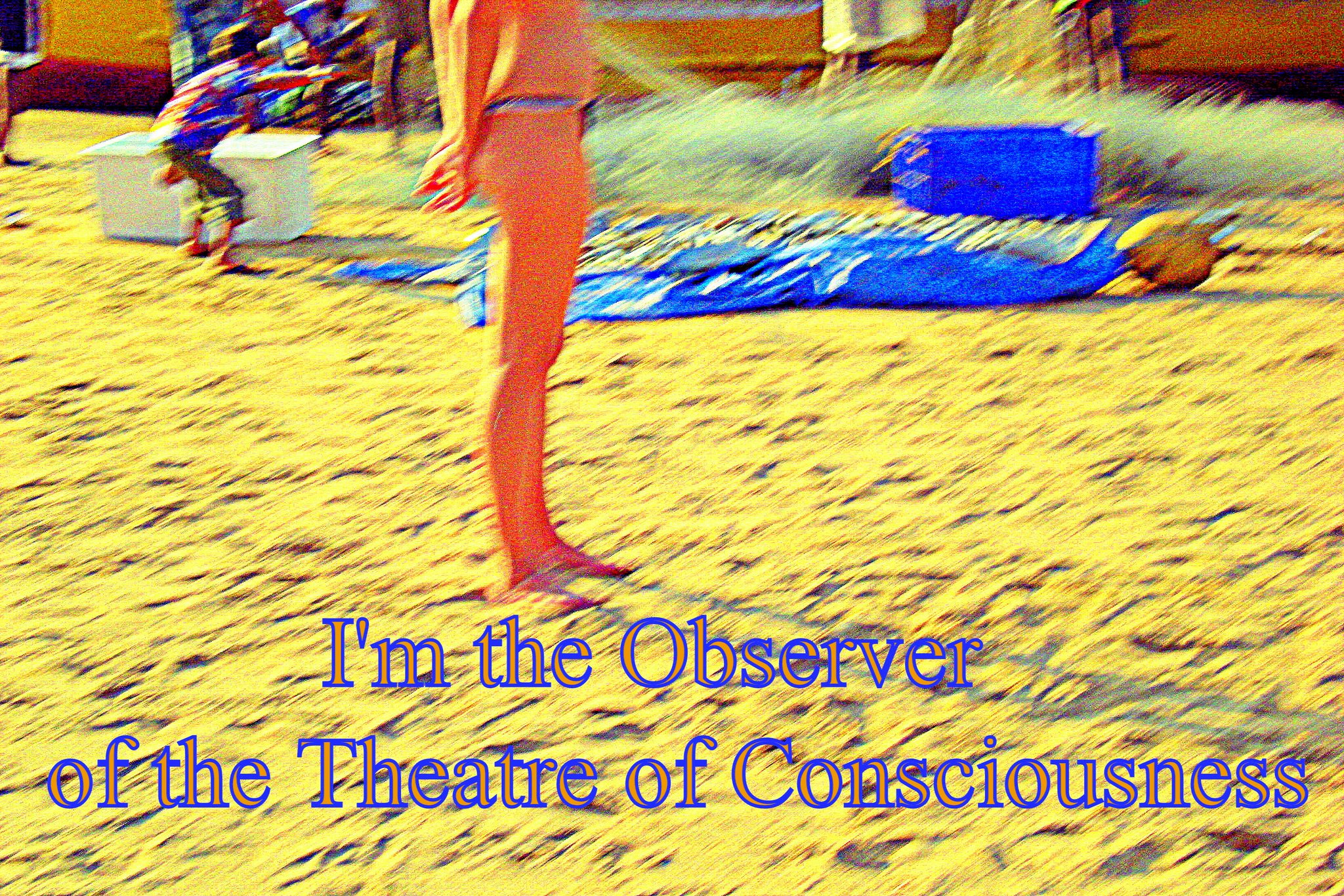 Im the Observer of the Theatre of Consciousness - Cosmic Art Card