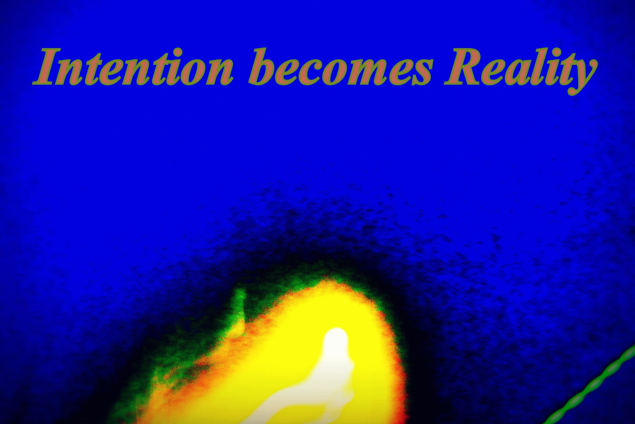 Intention becomes Reality - Cosmic Art Card