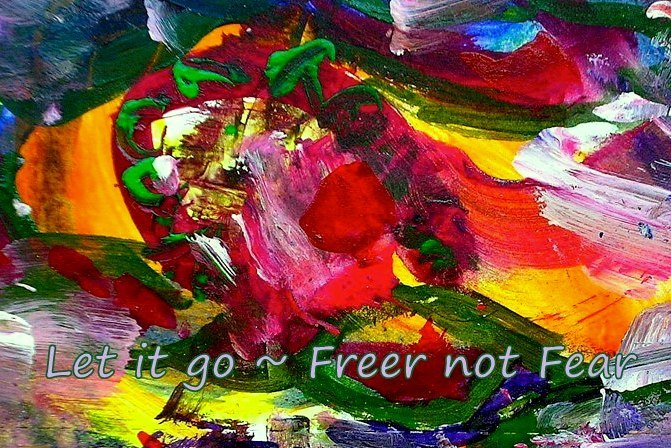 Let it go Freer not Fear - Cosmic Art Card