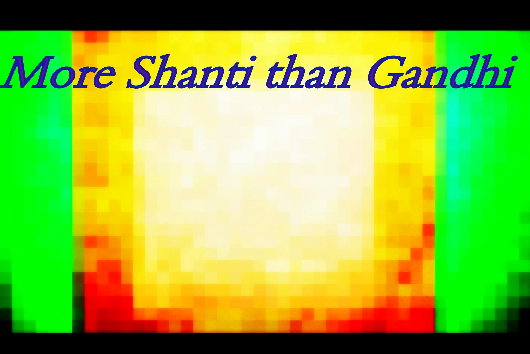 More Shanti than Gandhi - Cosmic Art Card