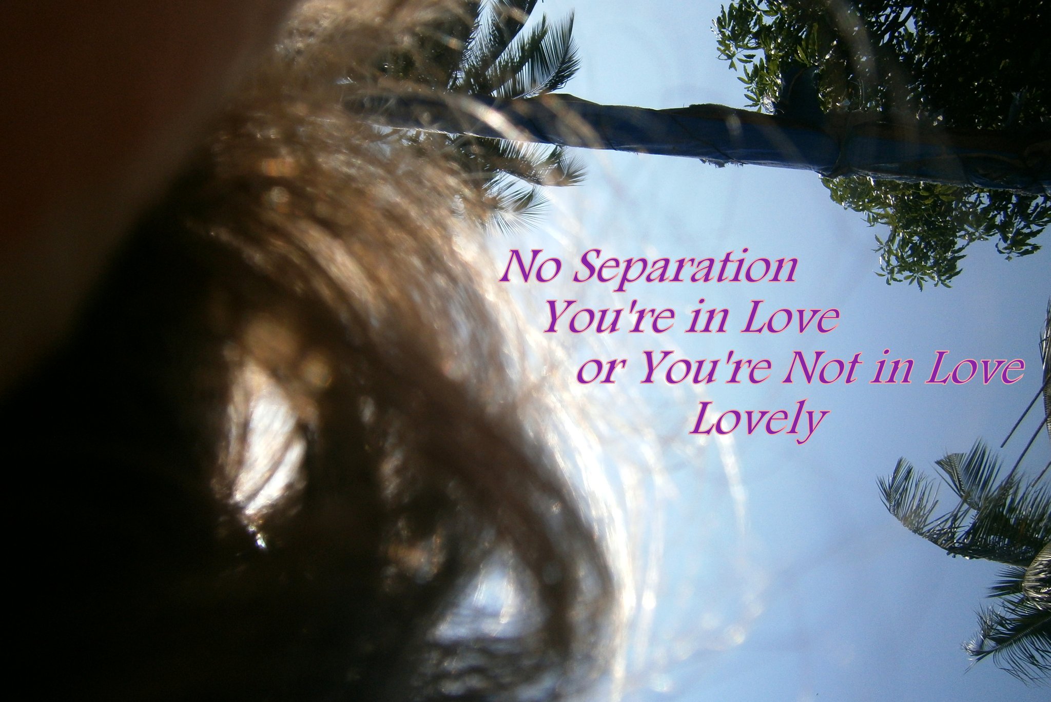 No Separation Youre in Love or Youre Not in Love Lovely - Cosmic Art Card depicting emotional essence