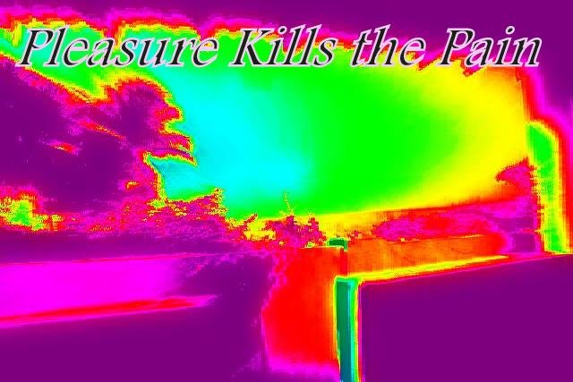 Pleasure Kills the Pain - Cosmic Art Card