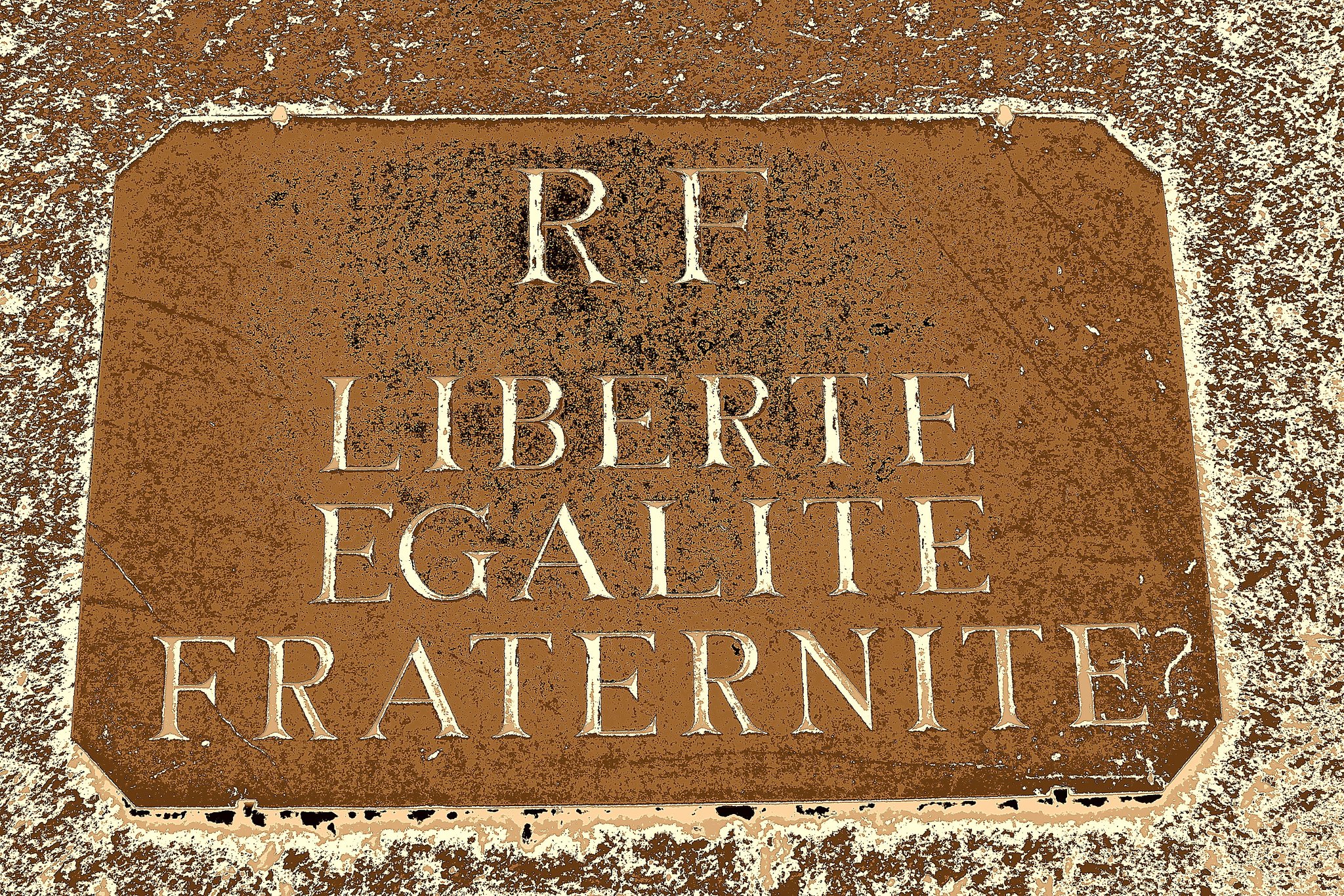 RF LIBERTE EGALITE FRATERNITE - Cosmic Art Card