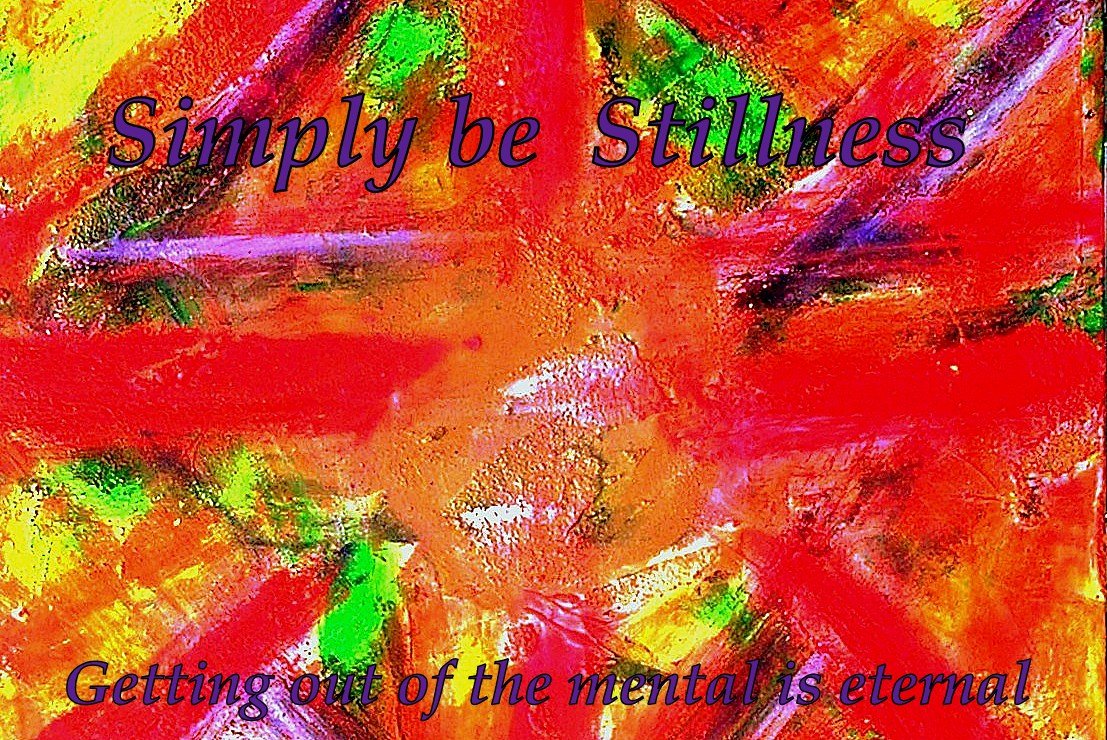 Simply be Stillness Getting out of the mental is eternal - Cosmic Art Card