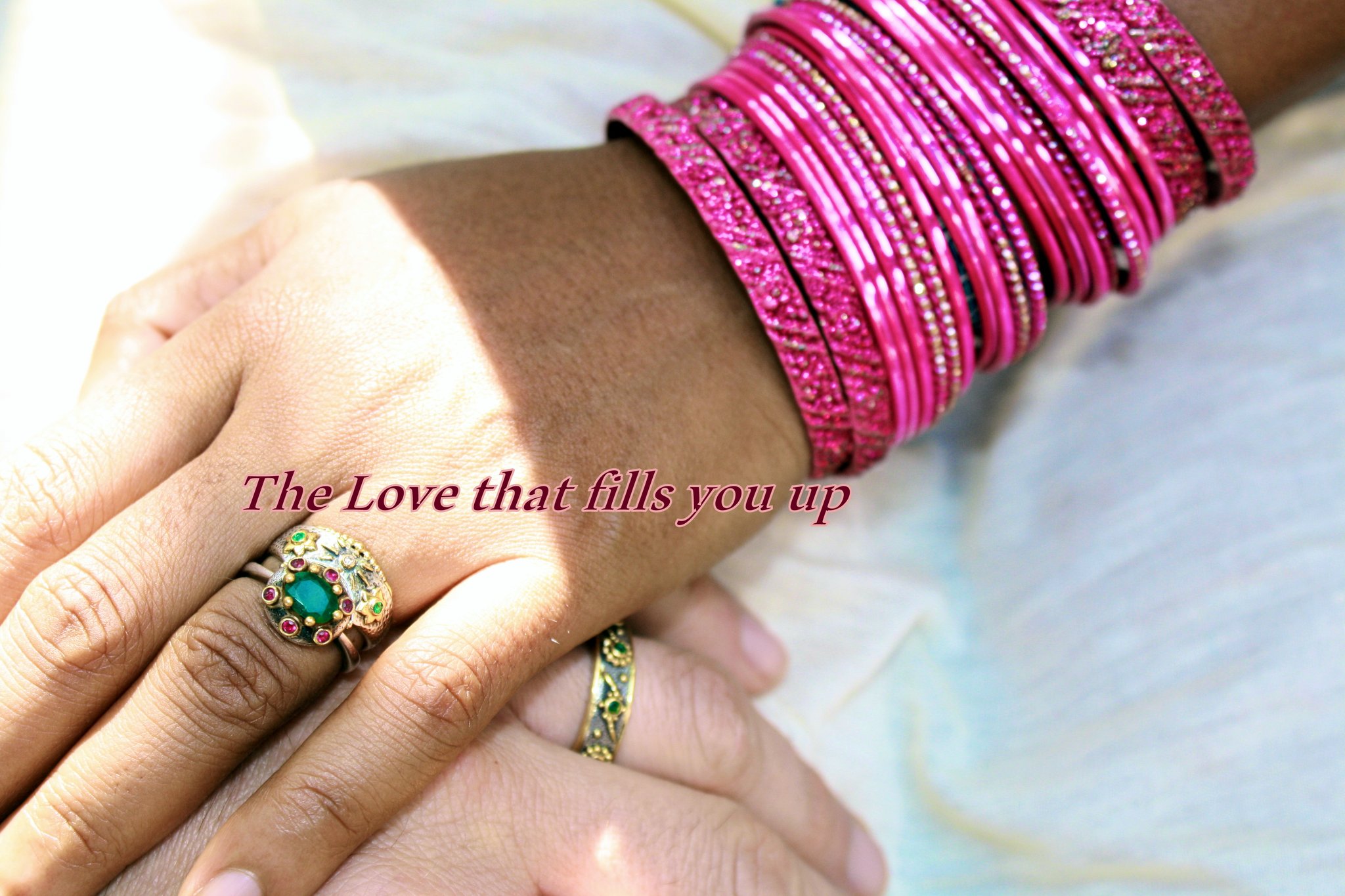 The Love that fills you up - Cosmic Art Card depicting emotional essence