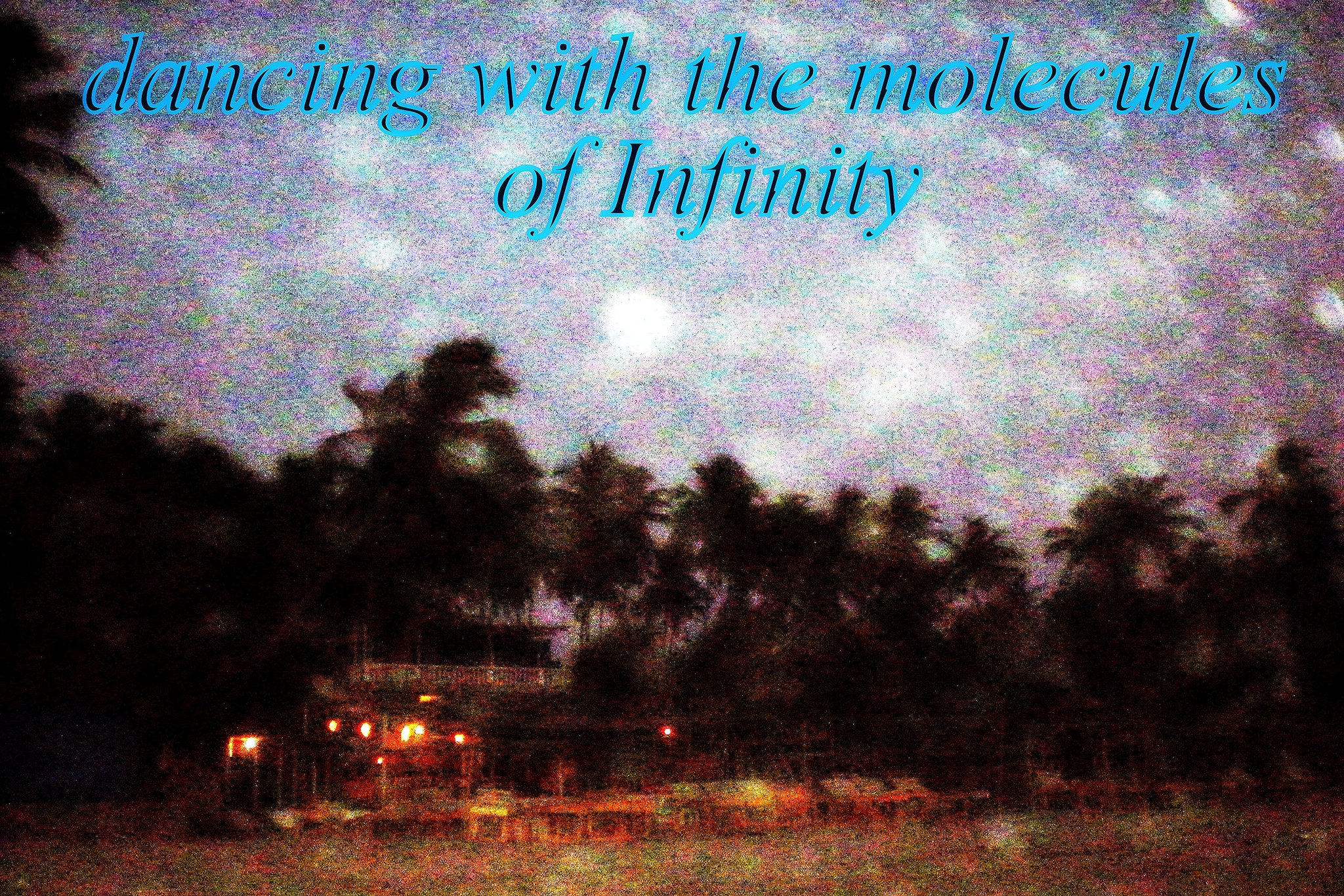 dancing with the molecules of Infinity - Cosmic Art Card