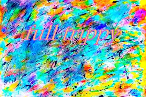 full trippy - Cosmic Art Card